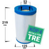 4-pack Spafilter till bl.a. Swebad, Bauhaus spa, Viva, Vortex