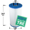4-pack Spafilter som passar bl.a. Hotsprings | Calspa | Arctic | Hydropool