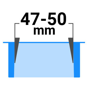 Öppet hål - 49 mm