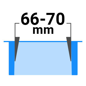 Öppet hål - 68 mm