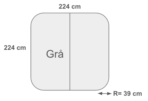 Speciallock 224 x 224 r39 Grå