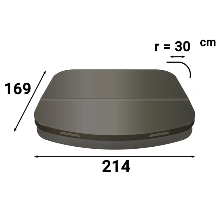 Spalock Marquis Spirit, 214 x 169 cm, horradie 30 cm