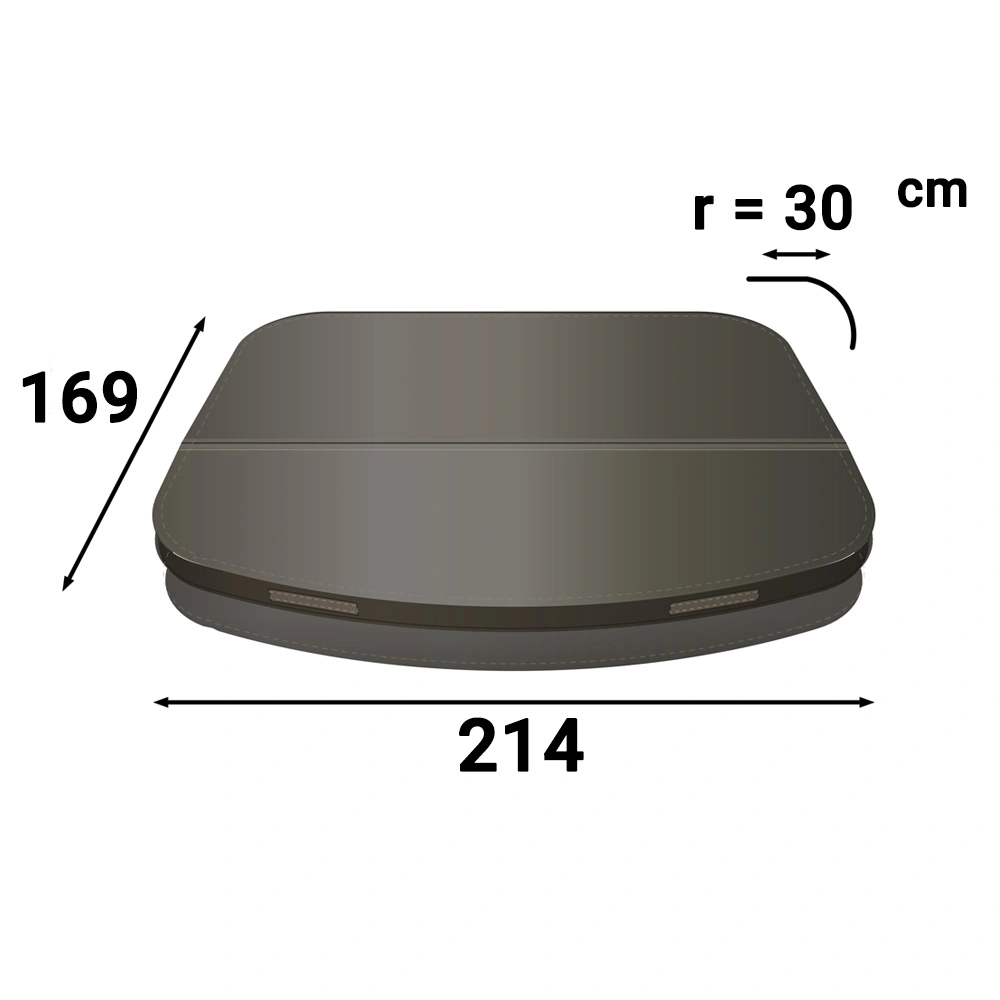 Spalock Marquis Spirit, 214 x 169 cm, horradie 30 cm